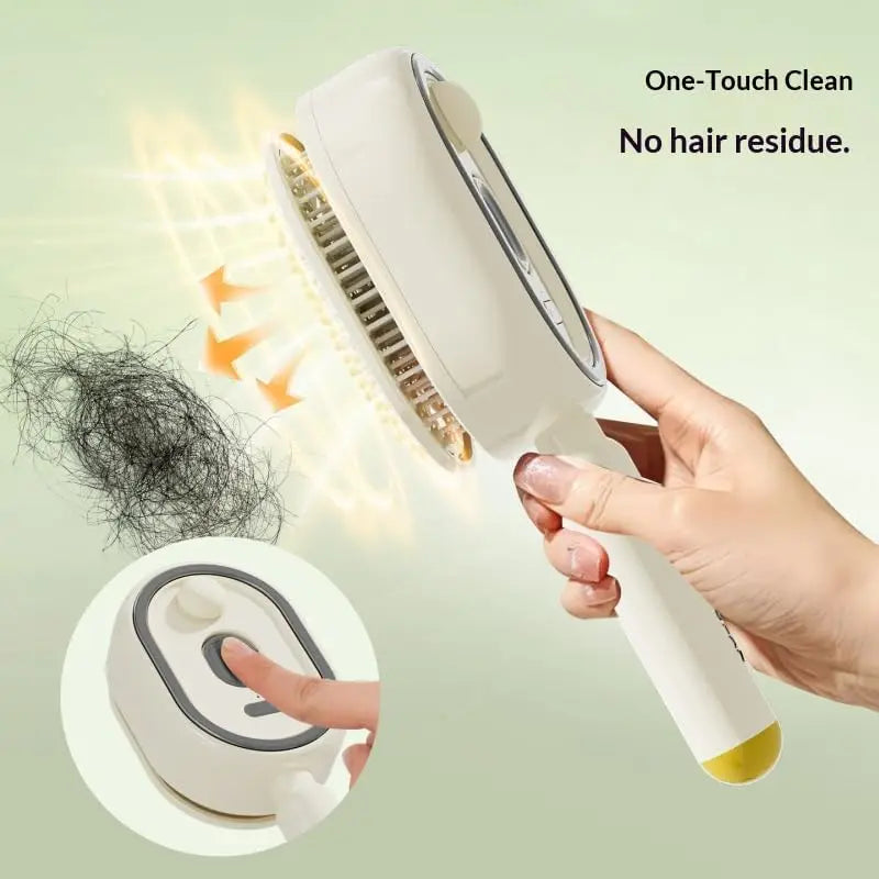 Electric Steam Hair Straightening Brush Comb With Mist